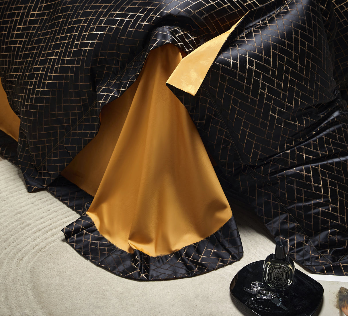 Nordic Satin Egyptian Cotton Bedding Set