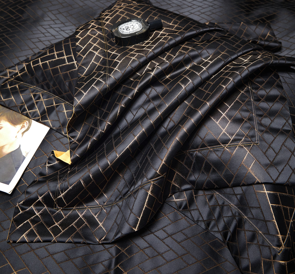 Nordic Satin Egyptian Cotton Bedding Set