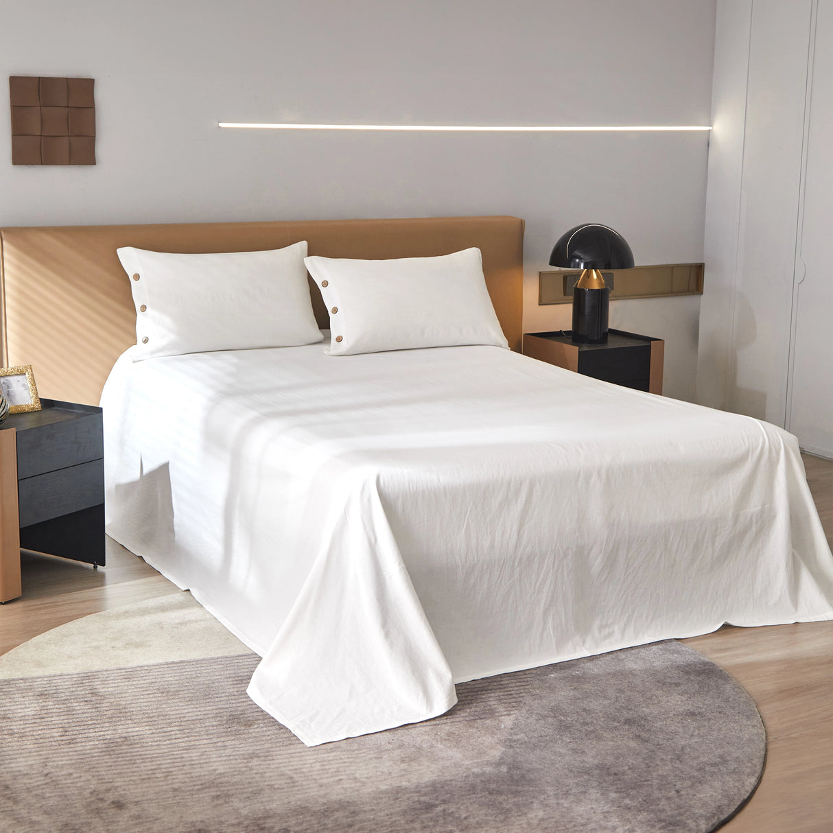 Minimalist Washed Cotton Bedding Set