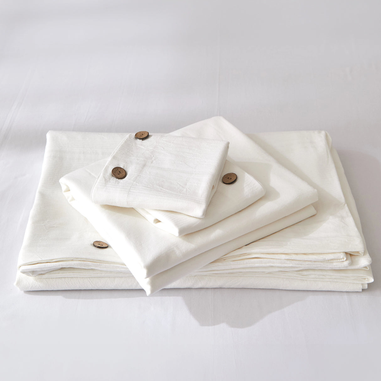 Minimalist Washed Cotton Bedding Set