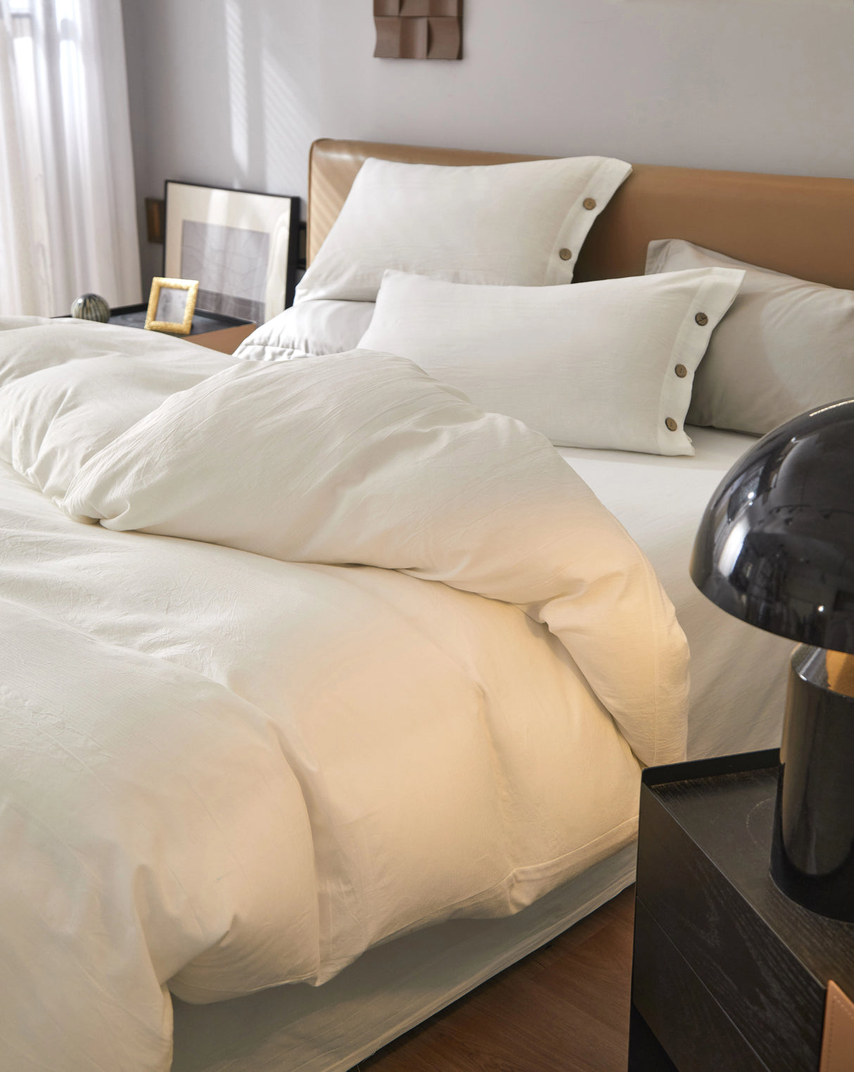 Minimalist Washed Cotton Bedding Set