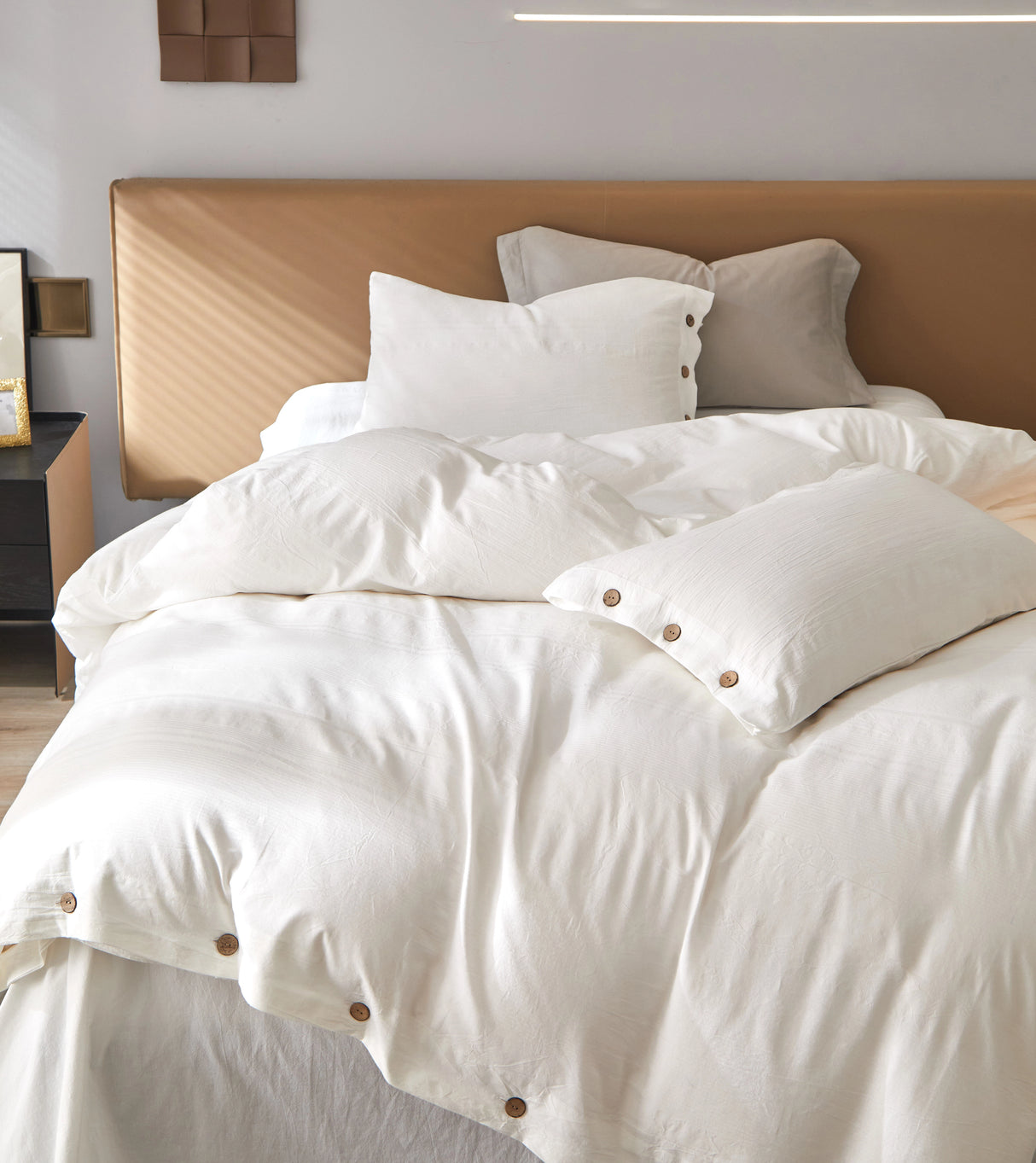 Minimalist Washed Cotton Bedding Set