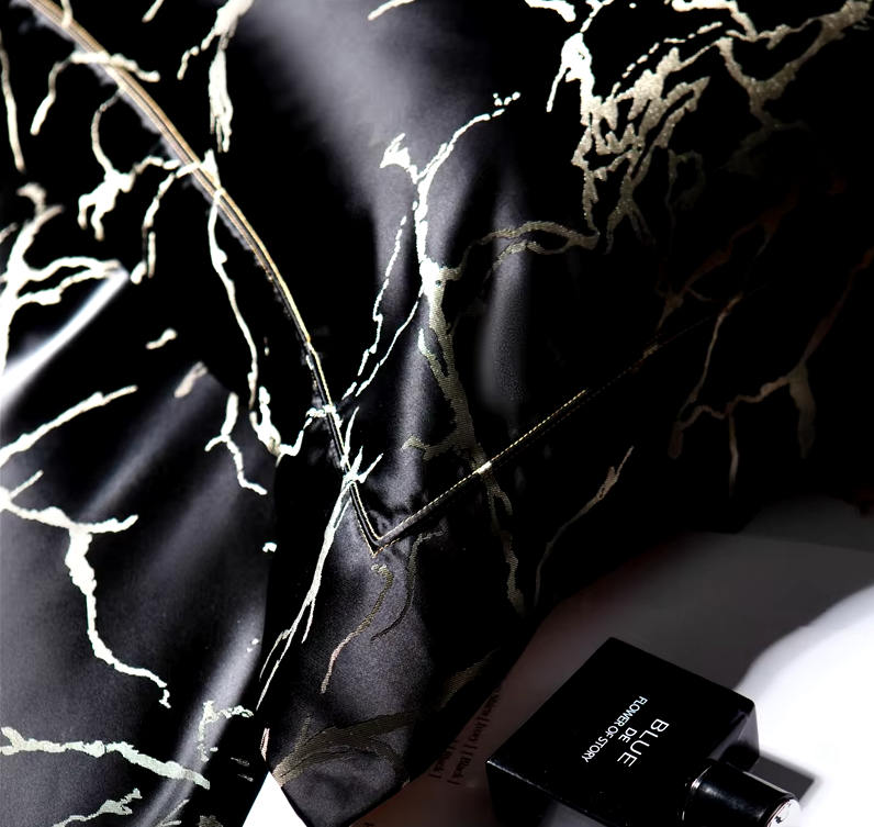Marble Noir Bedding Set