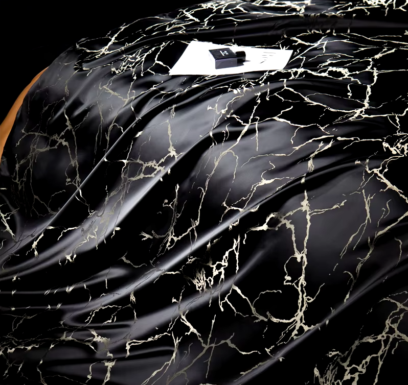 Marble Noir Bedding Set