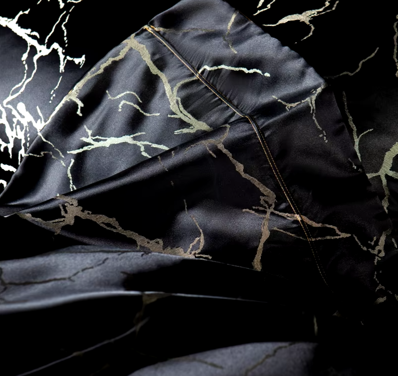 Marble Noir Bedding Set