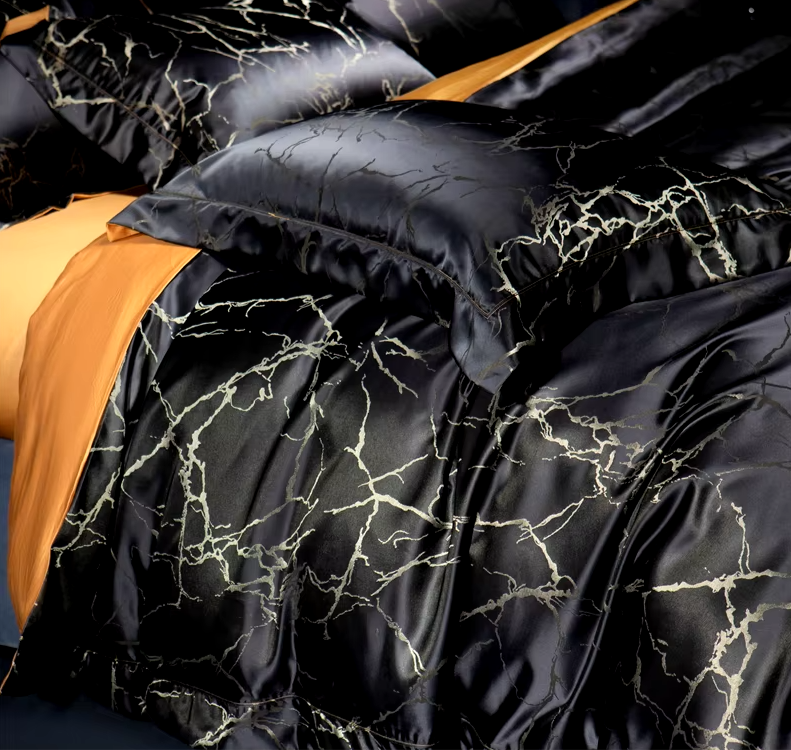 Marble Noir Bedding Set