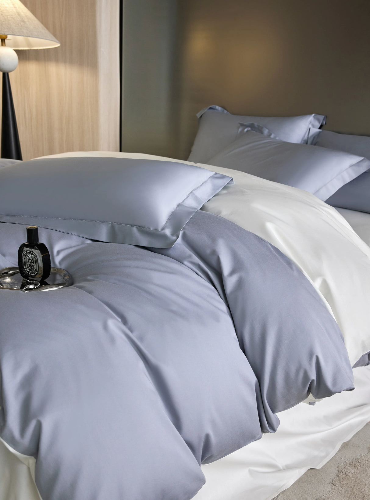 Nico Sereno Reversible Bedding Set Blue