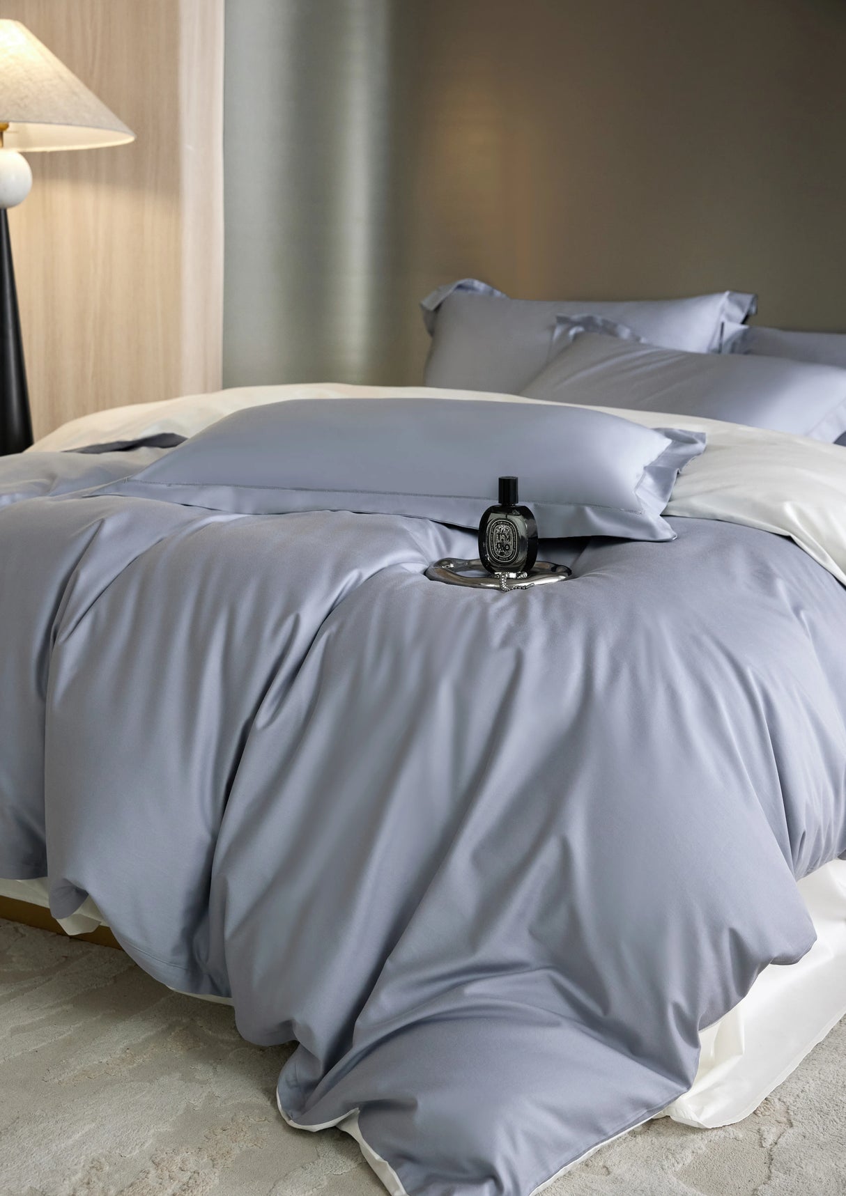 Nico Sereno Reversible Bedding Set Blue