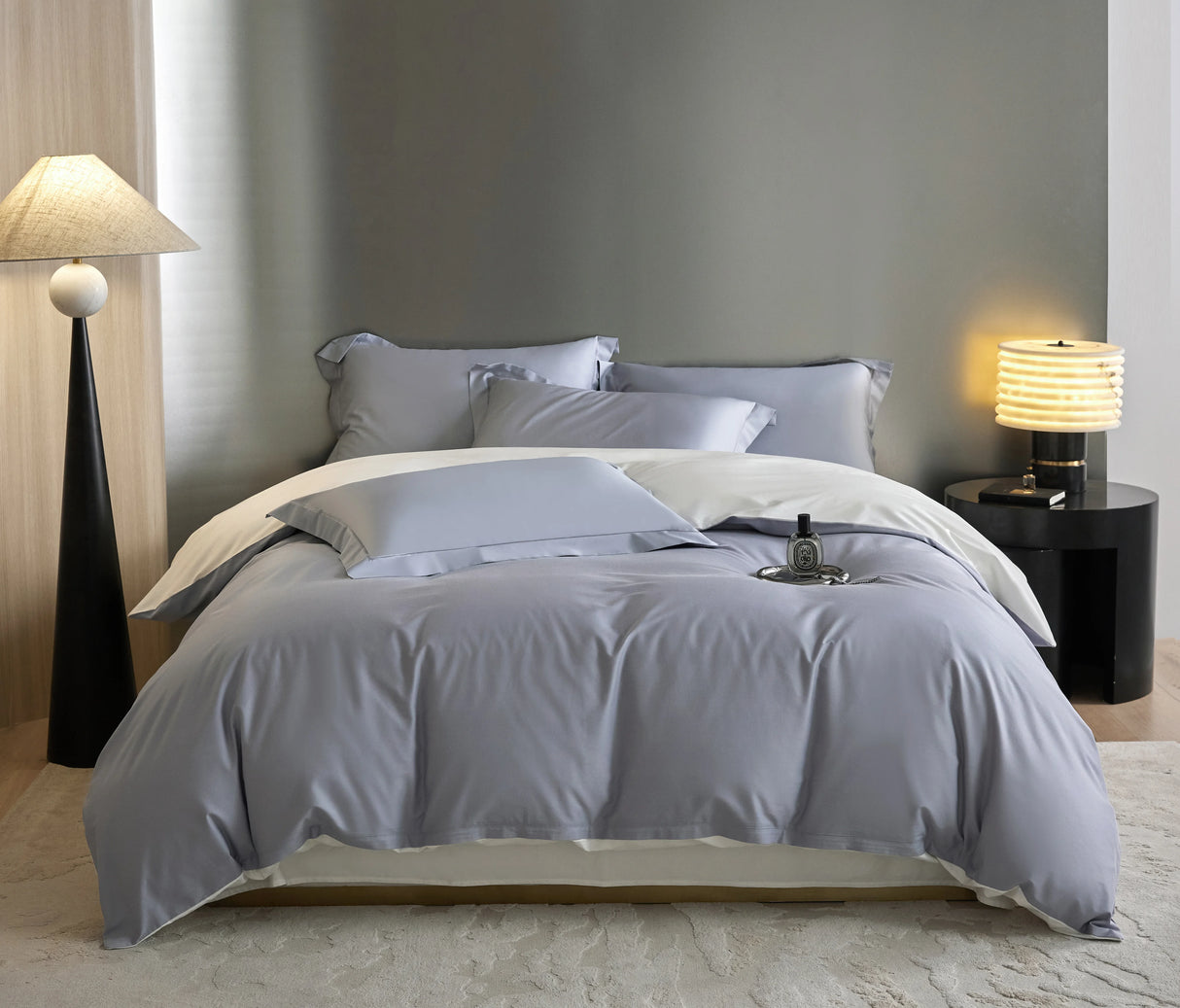 Nico Sereno Reversible Bedding Set Blue