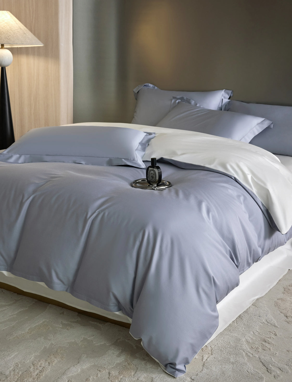 Nico Sereno Reversible Bedding Set Blue