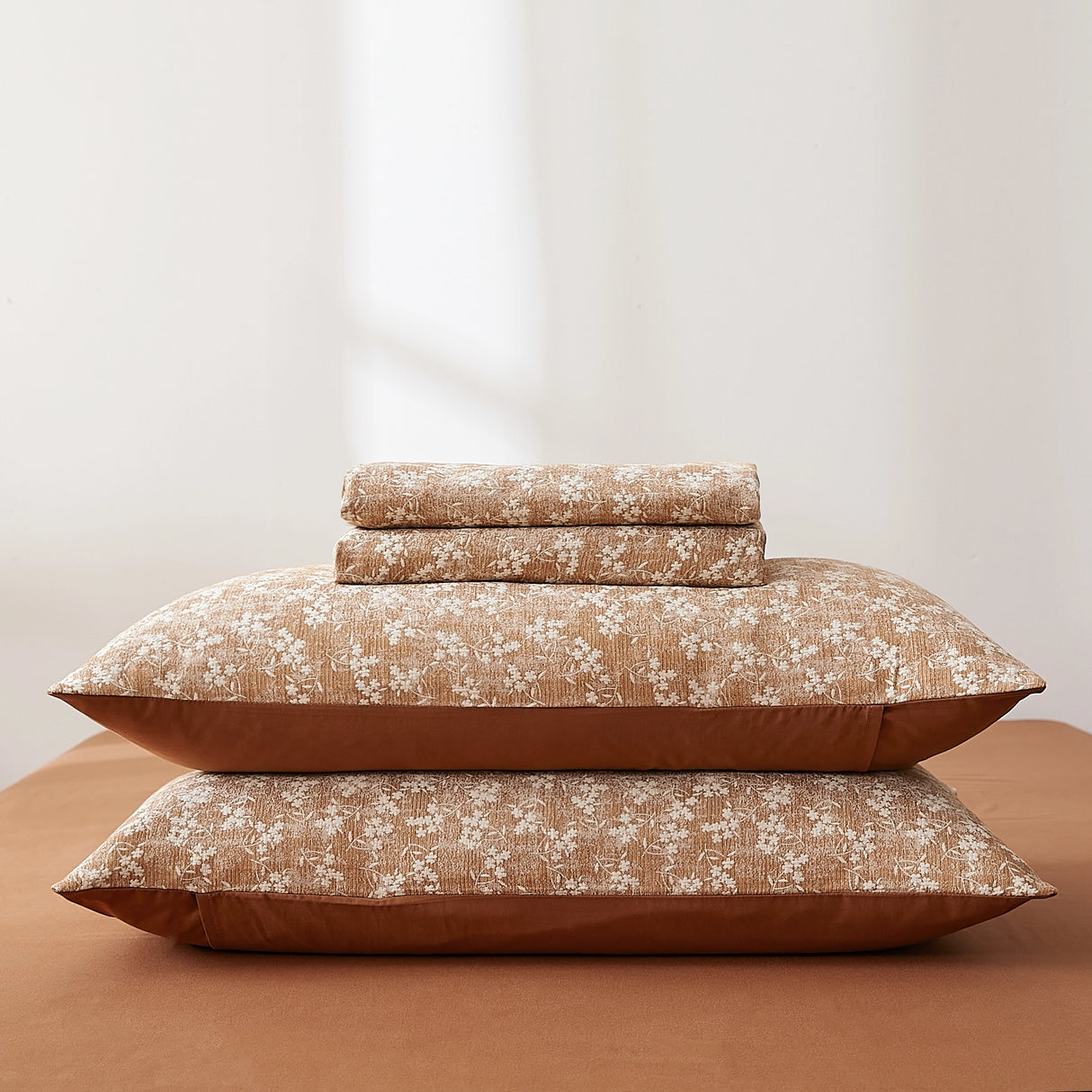 Vintage Floral Cotton Duvet Cover Set