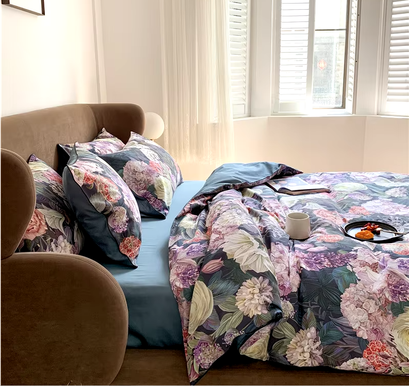 Midnight Blossom Bedding Set