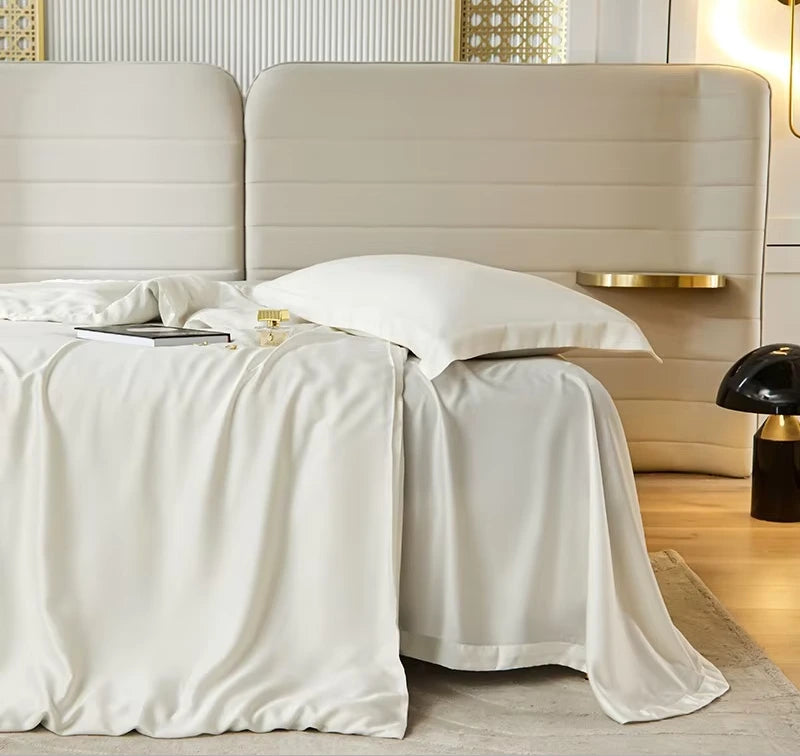 Lorenzo Luxe Bamboo Bedding Set White