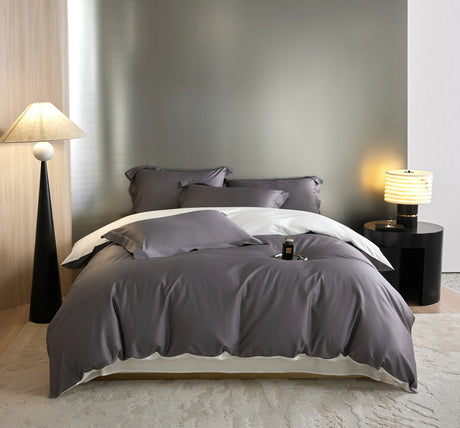 Nico Sereno Reversible Bedding Set Gray
