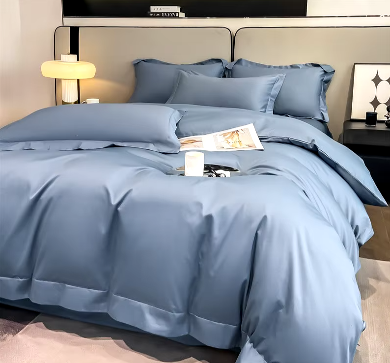 Premium Natural Cotton Bedding Set White