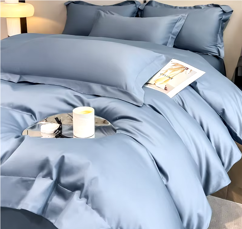 Premium Natural Cotton Bedding Set White