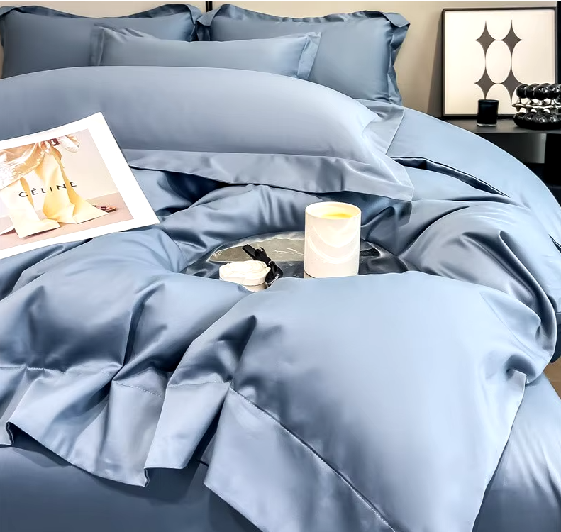 Premium Natural Cotton Bedding Set White