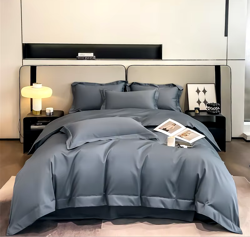 Premium Natural Cotton Bedding Set White
