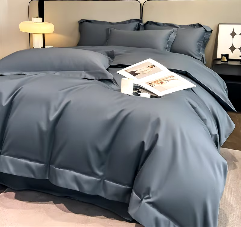 Premium Natural Cotton Bedding Set White