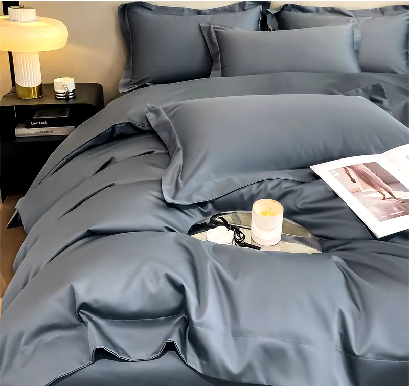 Premium Natural Cotton Bedding Set White