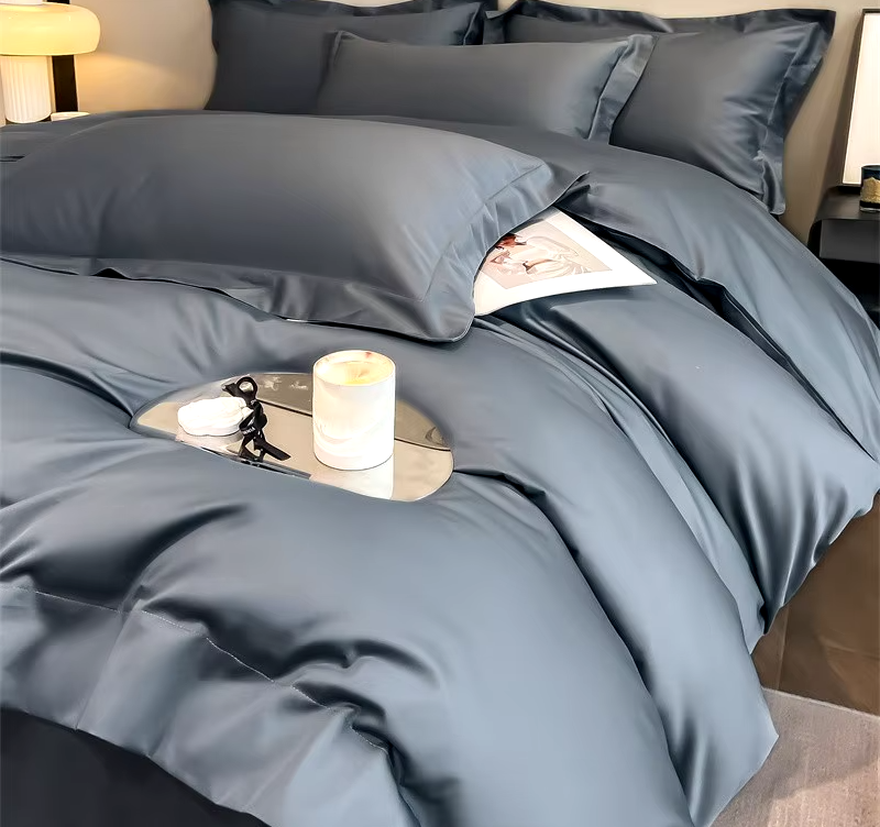 Premium Natural Cotton Bedding Set White