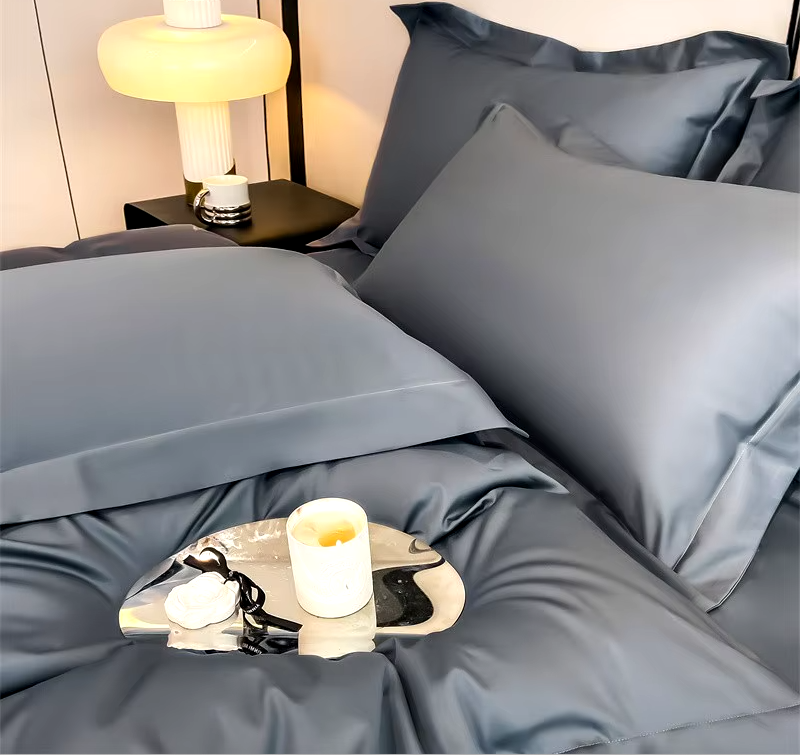 Premium Natural Cotton Bedding Set White