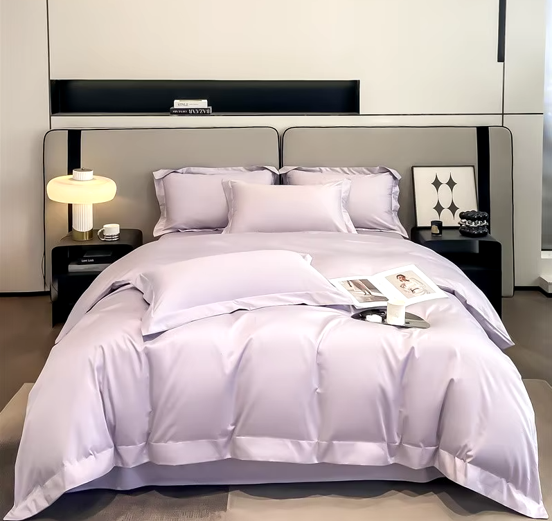 Premium Natural Cotton Bedding Set White