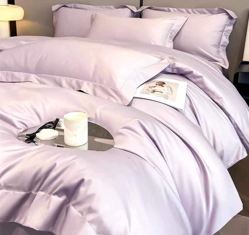 Premium Natural Cotton Bedding Set White