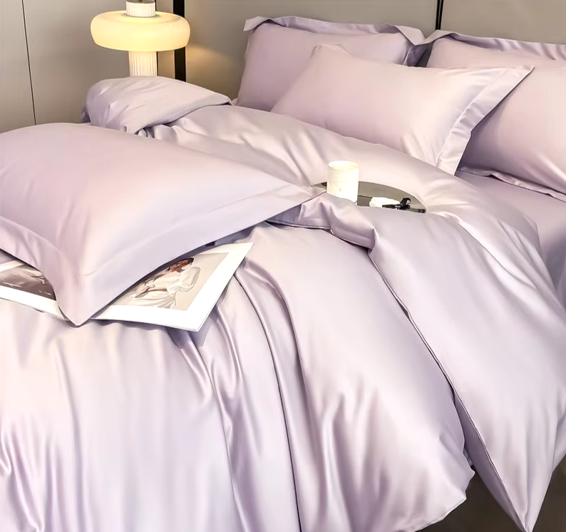 Premium Natural Cotton Bedding Set White