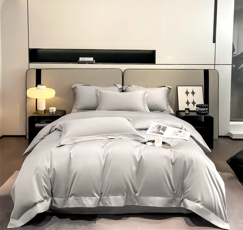Premium Natural Cotton Bedding Set White