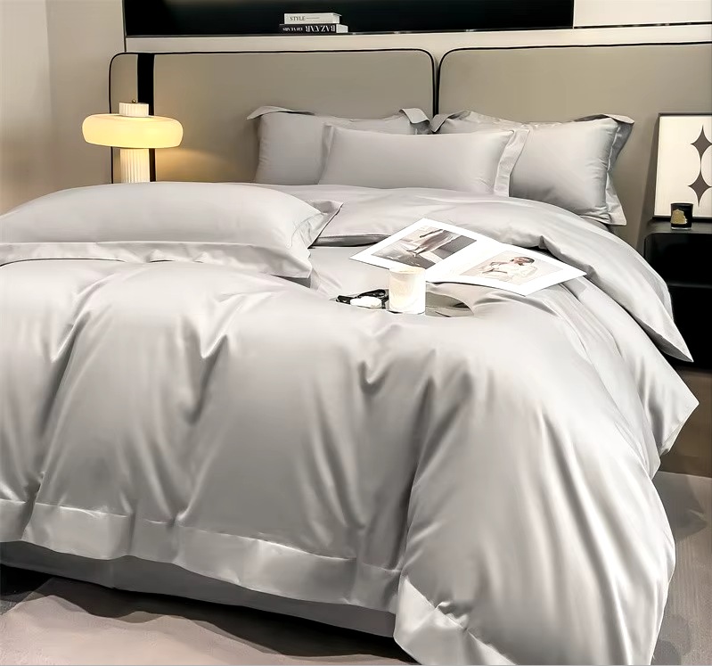 Premium Natural Cotton Bedding Set White