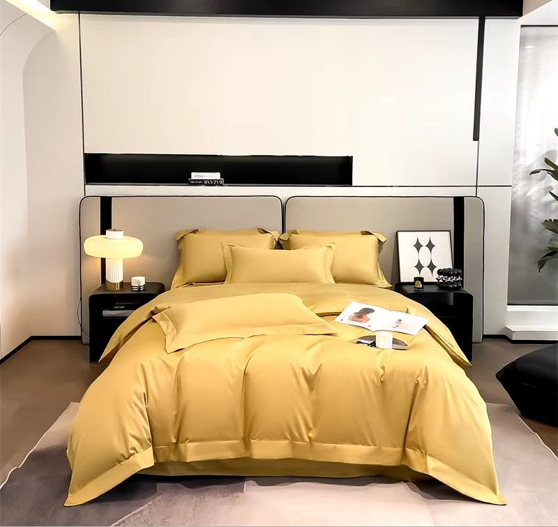 Premium Natural Cotton Bedding Set White