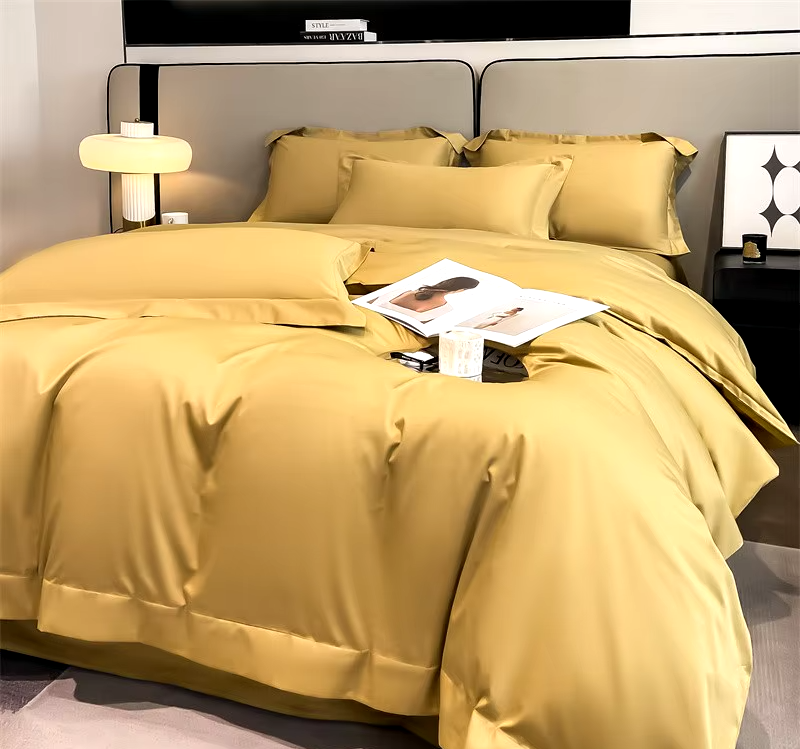 Premium Natural Cotton Bedding Set White