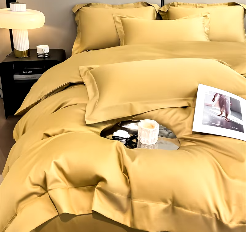 Premium Natural Cotton Bedding Set White