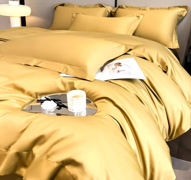 Premium Natural Cotton Bedding Set White